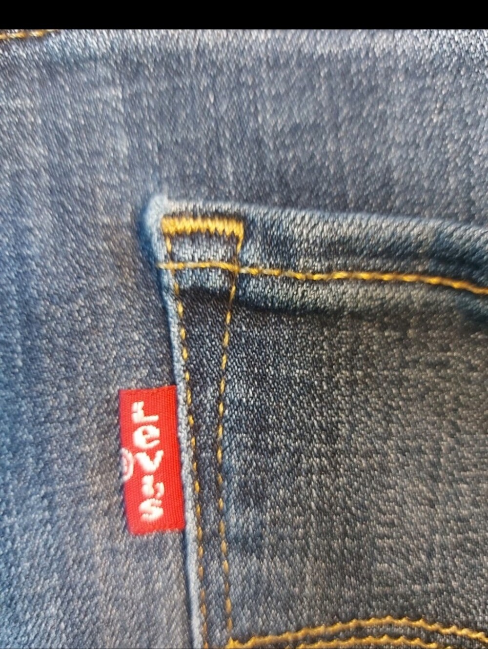 Levi's 721 High Rise Skinny Jeans Woman W29 L30 Blue Story Dark Wash - Picture 6 of 12